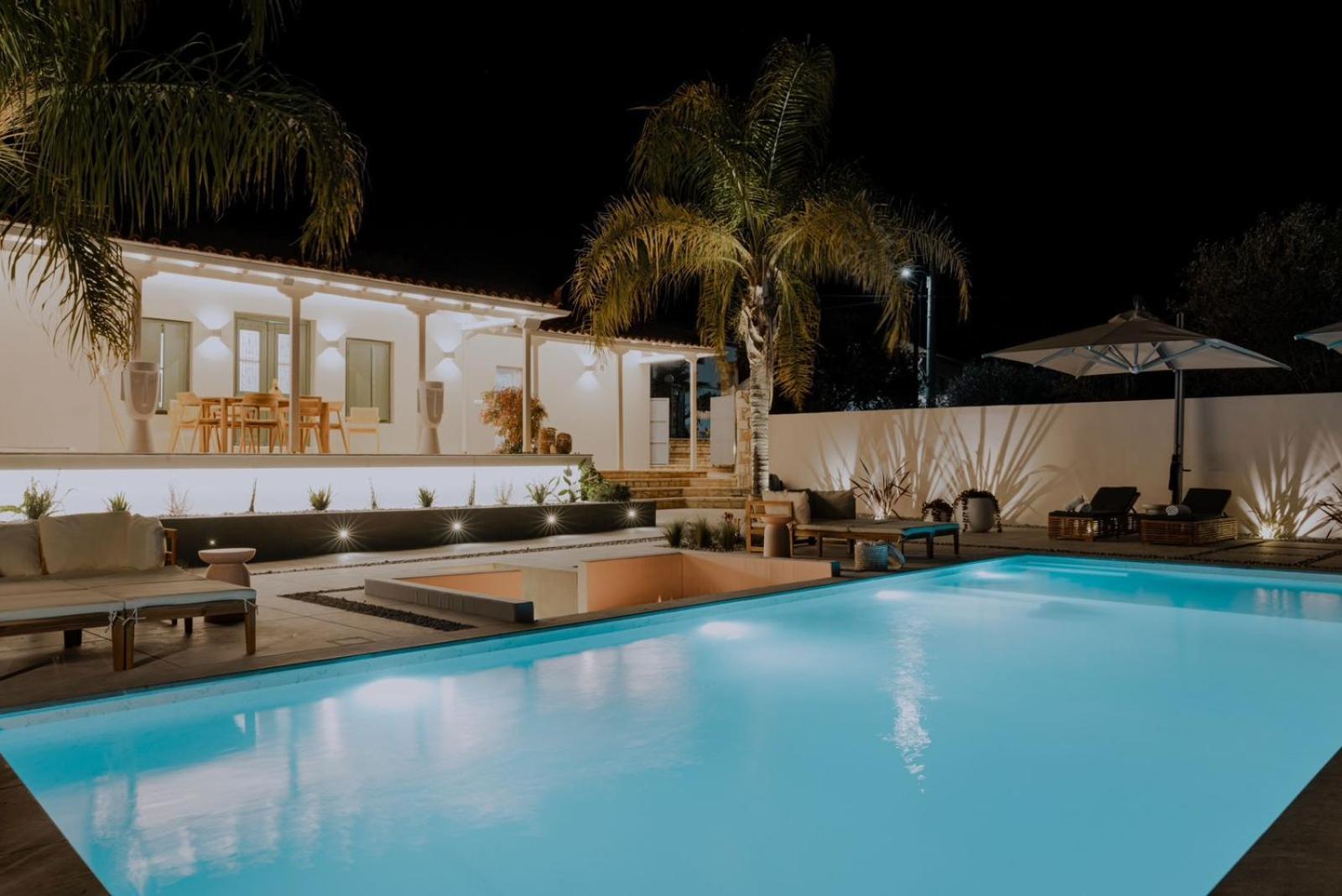 Nafplio Blue Topaz Poolside Villa Ngoại thất bức ảnh