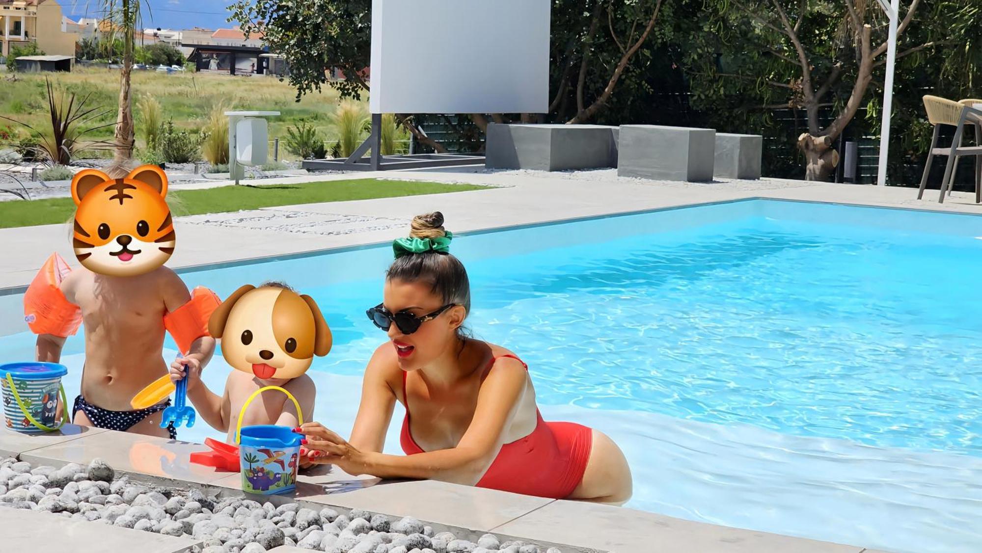 Nafplio Blue Topaz Poolside Villa Ngoại thất bức ảnh