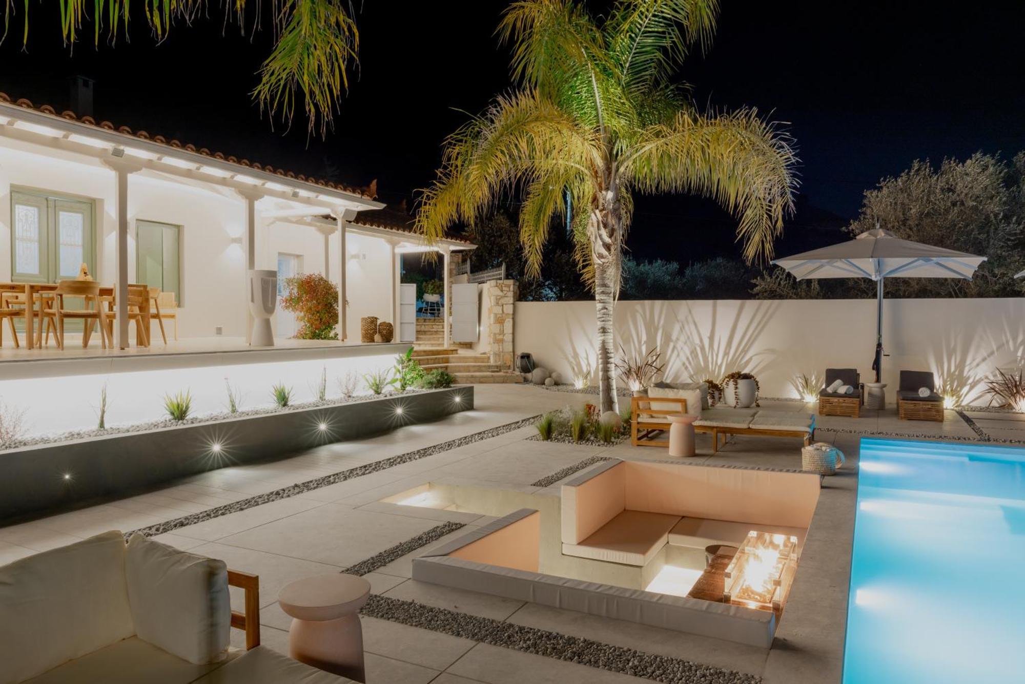 Nafplio Blue Topaz Poolside Villa Ngoại thất bức ảnh