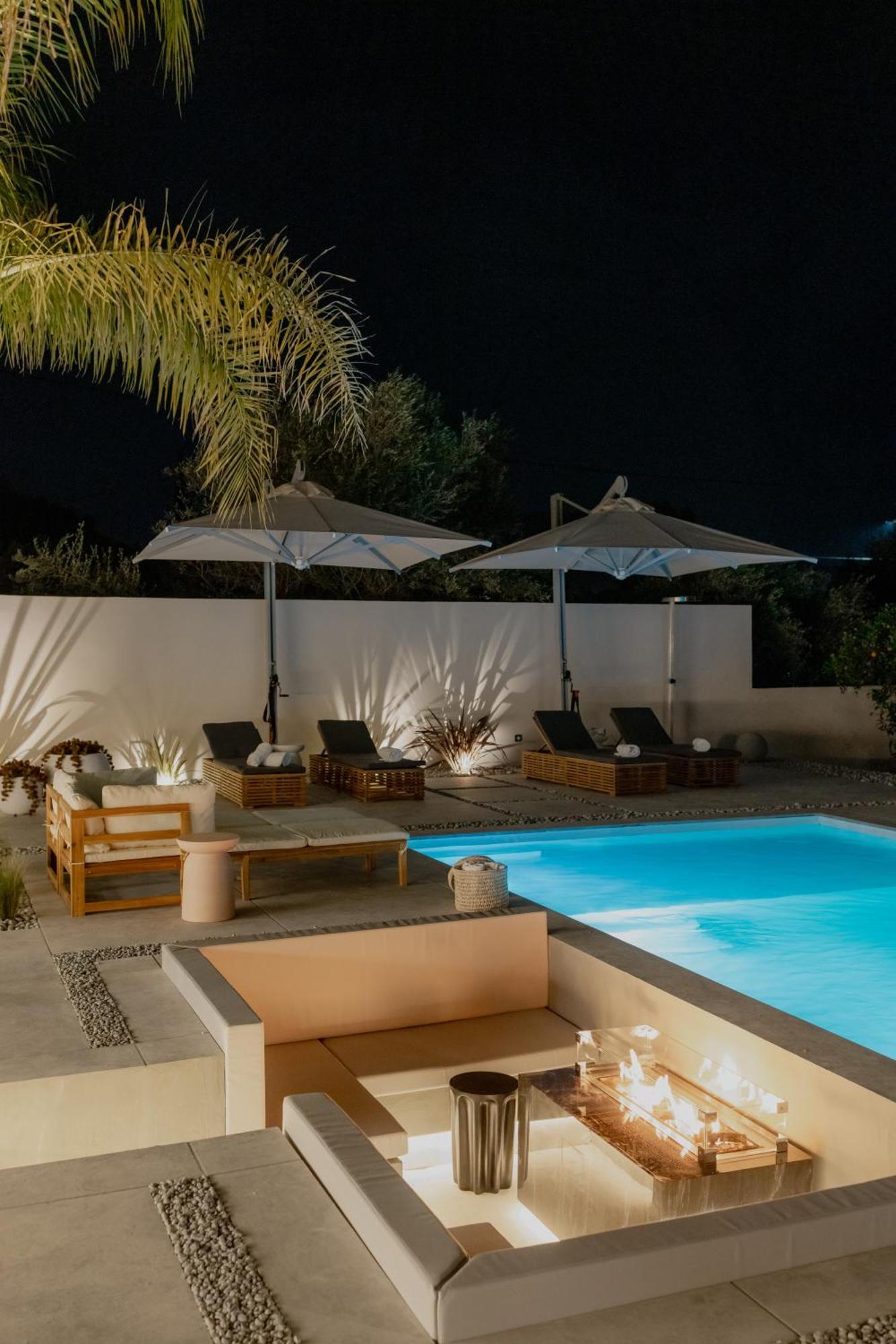 Nafplio Blue Topaz Poolside Villa Ngoại thất bức ảnh