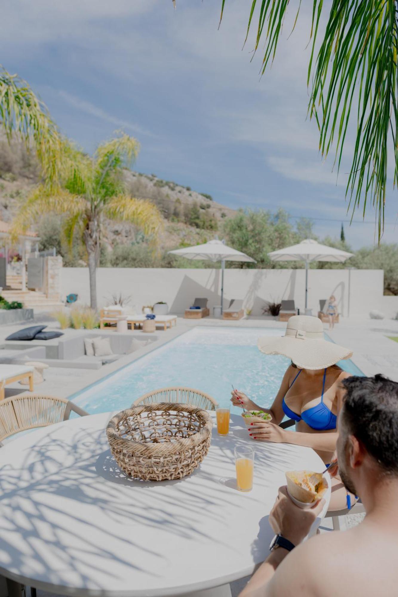 Nafplio Blue Topaz Poolside Villa Ngoại thất bức ảnh