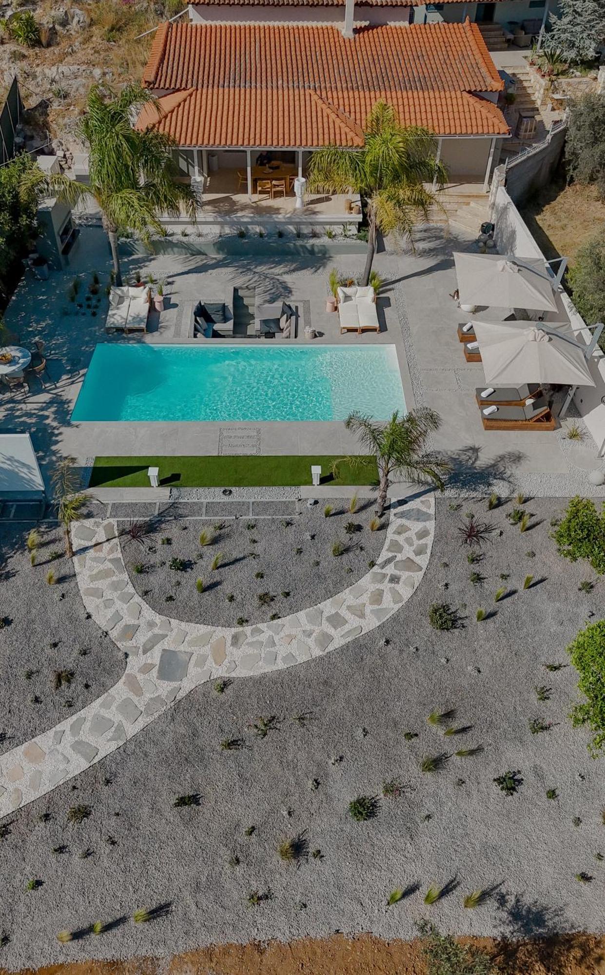 Nafplio Blue Topaz Poolside Villa Ngoại thất bức ảnh